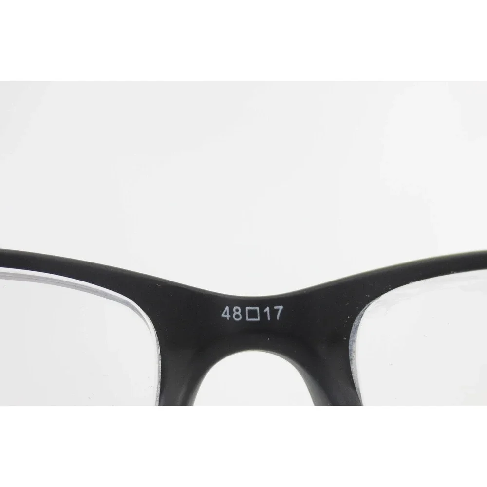 KP 7004 BK Matte Black Rectangular Eyeglass Frames 48-17-130 Small Fit